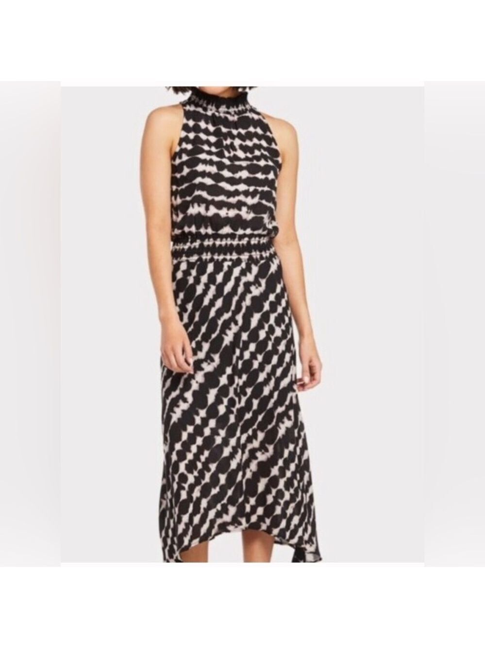 NWT Evereve Allison Joy Sleeveless Black Maxi Dress